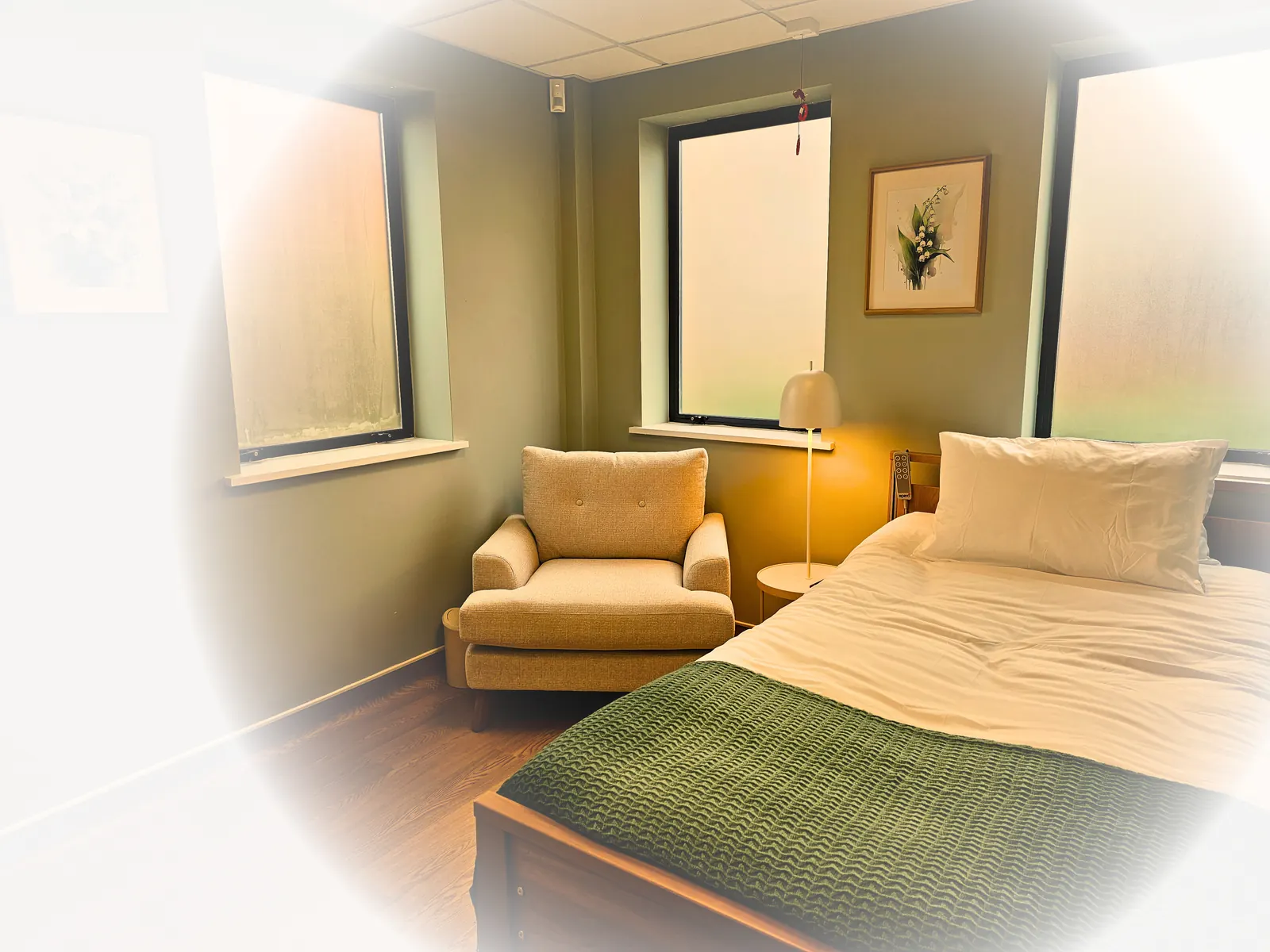 One of the calm, considered rooms at The Fertility Home clinic